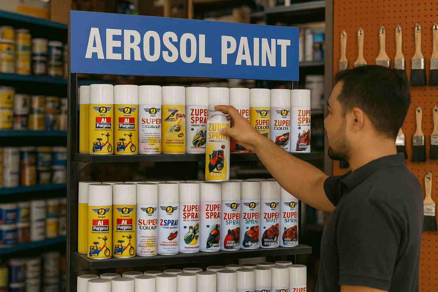 Temukan Toko Cat Aerosol Terdekat Pakai Produk RJ London!